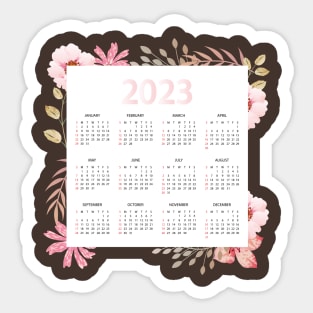 CALENDER 2023   SIMPLE Sticker